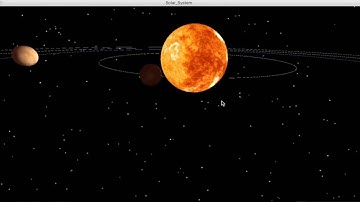 Solar System Animation by Processing
