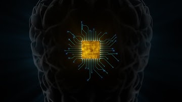 4K Brain Microprocessor Hardware with Connections Concept for Artificial Intelligence Zoom Out