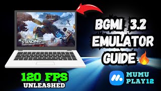 How to play BGMI 3.2 in emulator | Enable 120 FPS Ultra HDR | Mumu Play 12 #bgmi #bgmiemulator