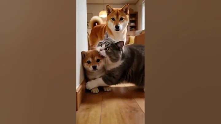 Video 11845851: pet british shorthair, shorthair cat britishshorthair, british shorthair mom, british shorthair baby, hilarious cat