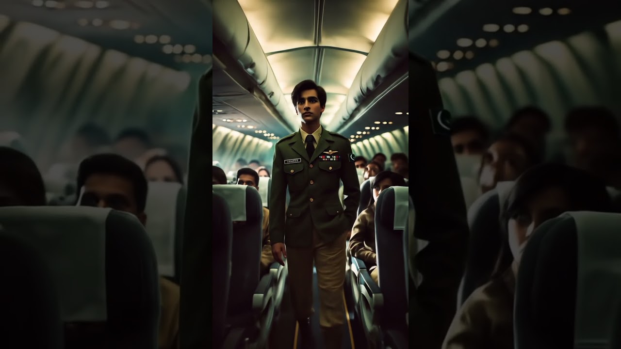 A brave Pakistan army boy saves plane 