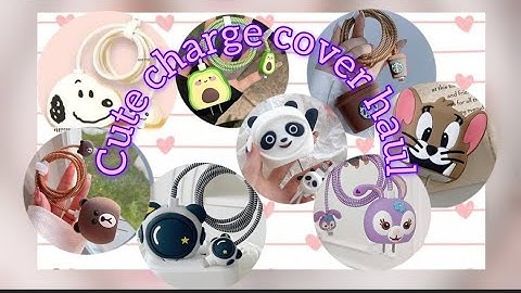 Cute Charger cover meesho haul 😲#chargercover #meeshohaul #viralvideo #unboxing #phonecover 