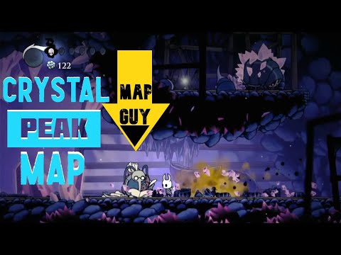 Hollow Knight Crystal Peak Map | Cornifer Location