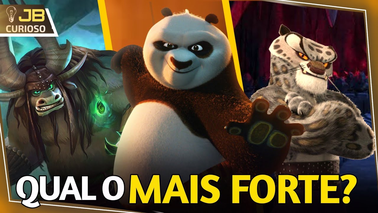 TOP 7 personagens mais FORTES de KUNG FU PANDA