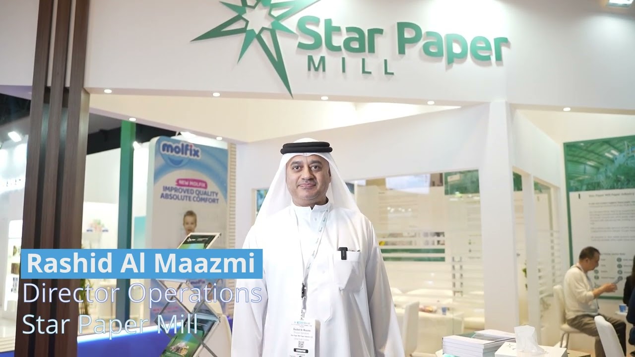 Rashid Al Maazmi from Star Paper Mill Shares Their Experience at Paper & Tissue Show 2024