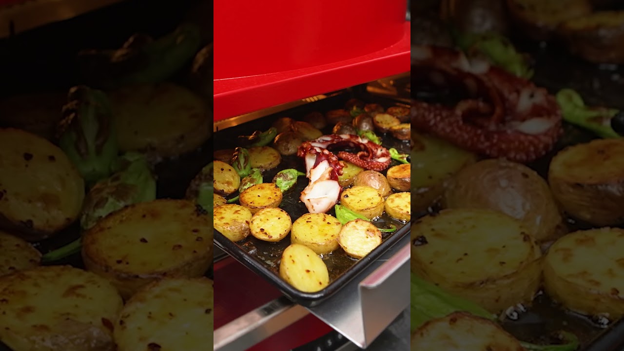 Roasted Pulpo Romesco starring the TurboChef Fire