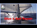 Glue a sail repair at sea properly and it will last for years  patrick childress sailing tips23