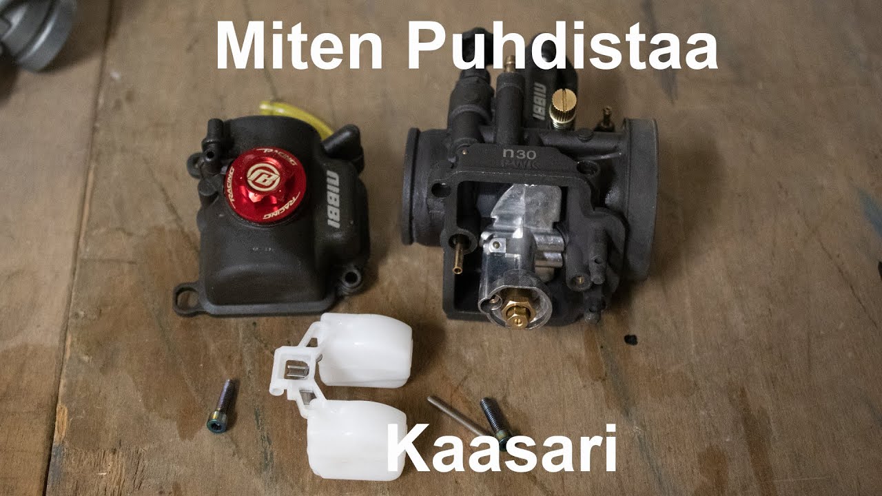 Miten Puhdistaa Kaasari Moposta/Moottoripyörästä?