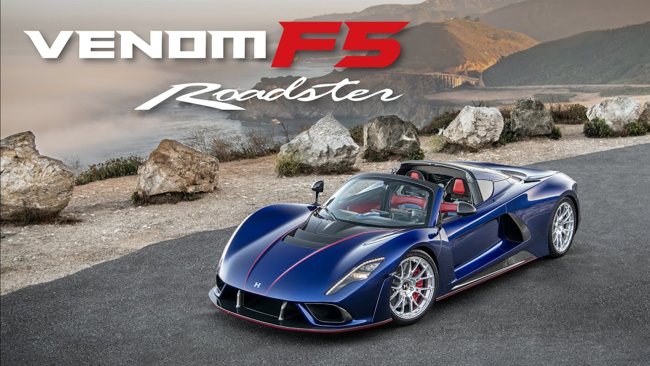 World's Most Powerful Open Top Hypercar: Hennessey Venom F5 Roadster