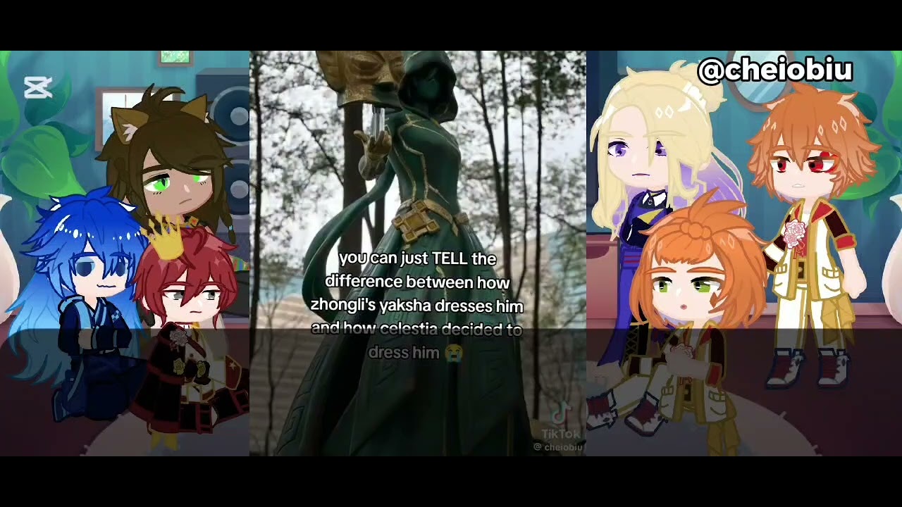 Twisted Wonderland react to Zhongli as their teacher [Watch 2x speed] 