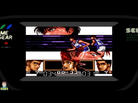 阿平實況 GameGear 小SEGA 1994年 灌籃高手 SLAM DUNK 懷舊遊戲 分享 