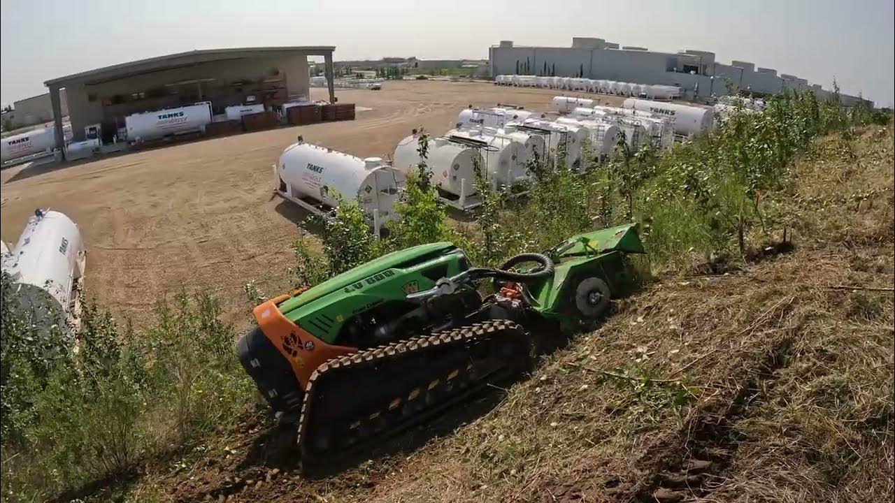 Green Climber LV600 Steep Slope Mulcher YouTube