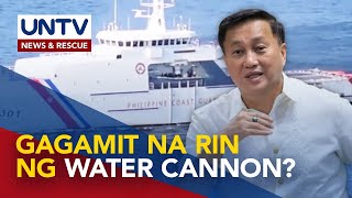 Paggamit ng PCG water cannon vs China ships, dapat may basbas ni PBBM – Sen. Tolentino