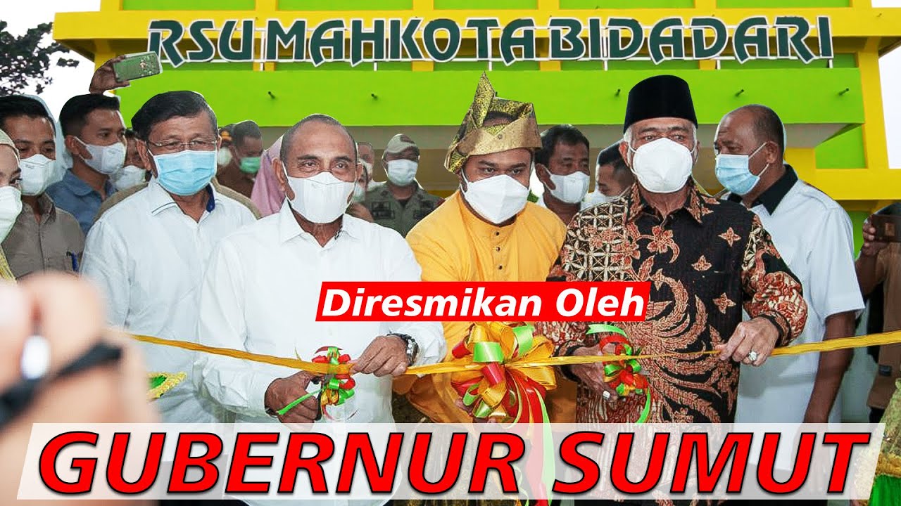 SANTRI NUUR AR RADHIYYAH JADI PEMBACA AL-QURAN PADA PERESMIAN RSU MAHKOTA BIDADARI OLEH GUBSU