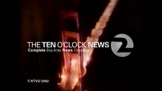 The Ten O'Clock News FOX 2 KTVU 2002 sign off