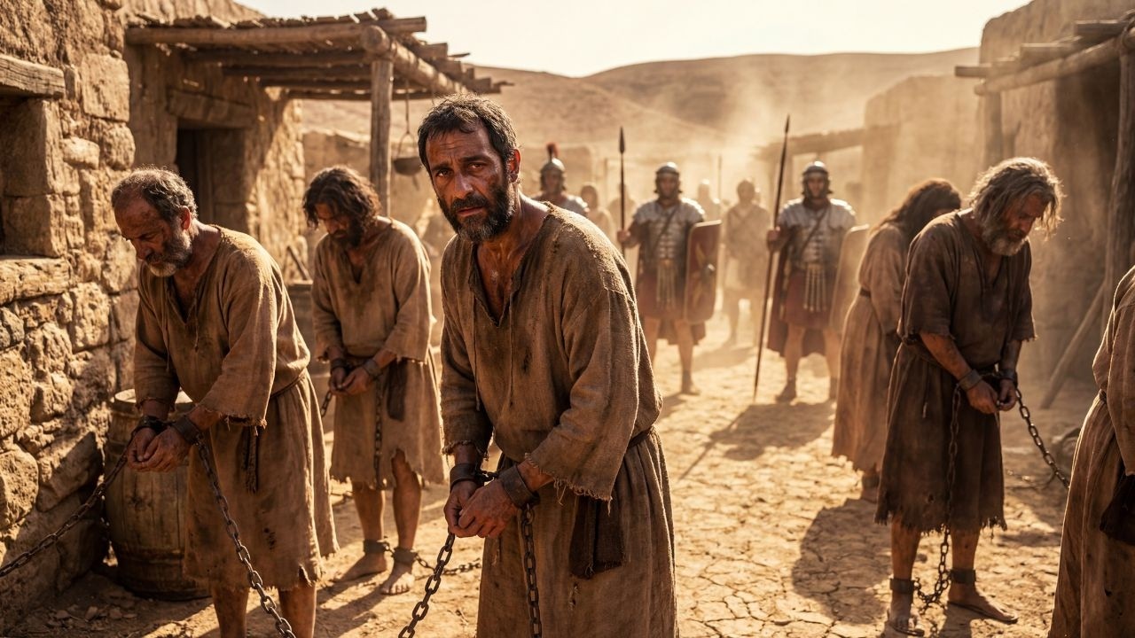 ASSIM ERA A VIDA DOS ESCRAVOS nos TEMPOS DE JESUS | Reconstrução em IA