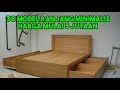 30 Harga Tempat Tidur Minimalis dan Modern dibuat dari kayu jati pilihan