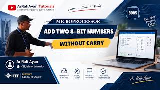 8085 Assembly Language Program | ADD Two 8-Bit Numbers Without Carry #2 (Bangla Tutorial)