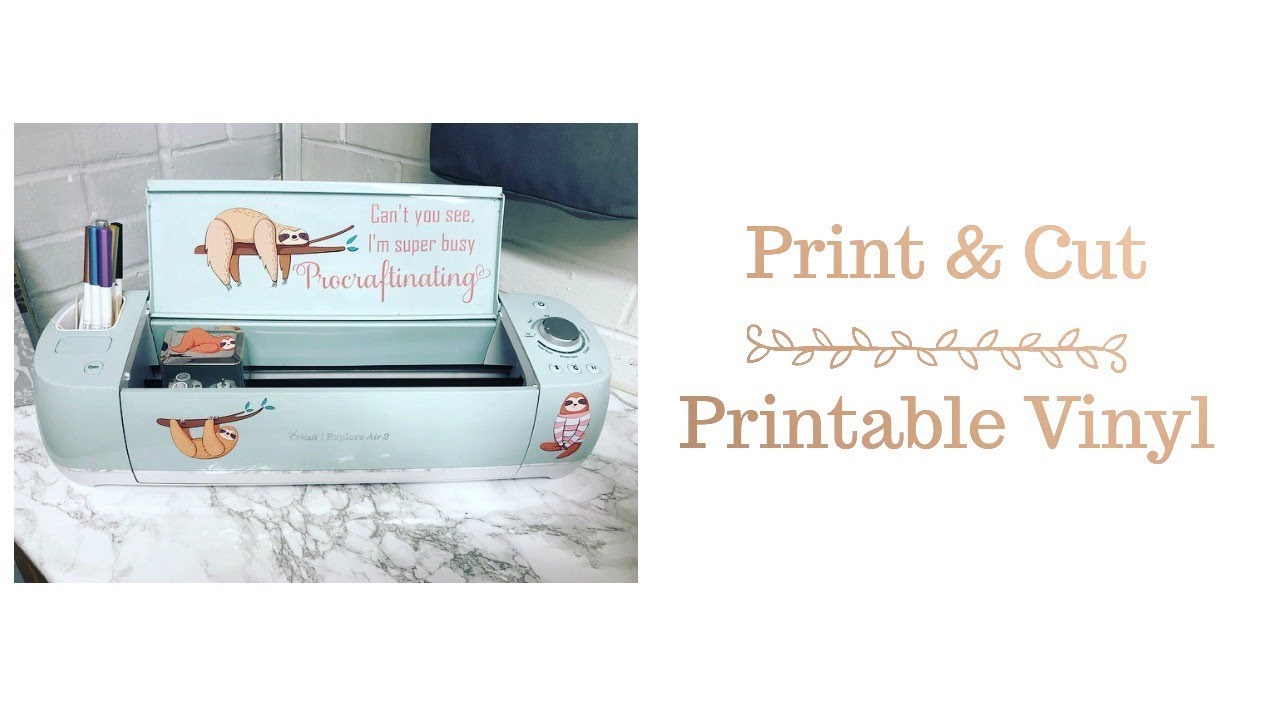 How to Use Cricut Printable Vinyl 