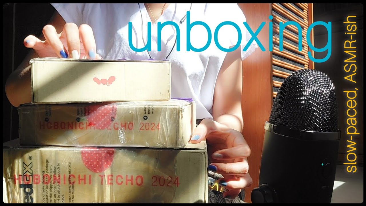 hobonichi 2024 unboxing + accessories set-up | DENOISED (for fully-ASMR version: @EnfantTreble)