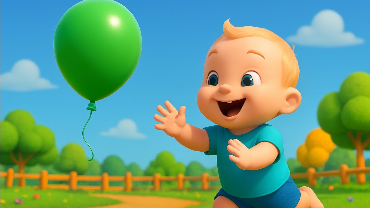 Learn Colors with Colorful Balloons 🎈 | Kids Songs for Toddlers | Preschool Learning