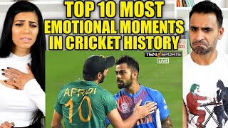 Top 10 Most Emotional Moments In Cricket History Cricket Respect ...