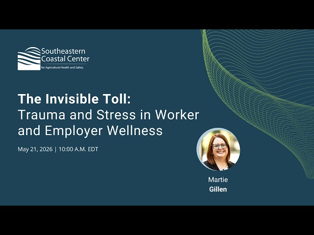 The Invisible Toll: Trauma and Stress in Worker and Employer Wellness | May 2026 Webinar
