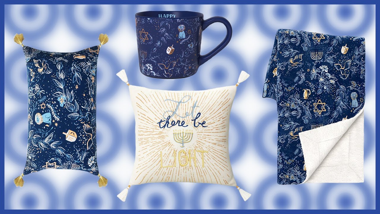 Target Hanukkah Haul 2022 Blanket, Mug, & Pillows YouTube