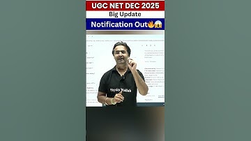 UGC NET December 2025 Application Form OUT!