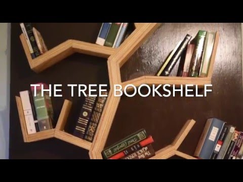 Diy How To Make A Tree Bookshelf Youtube