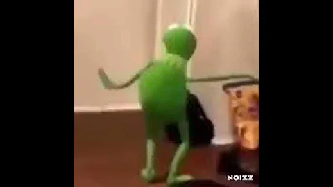 Kermit dancing to a BTS song