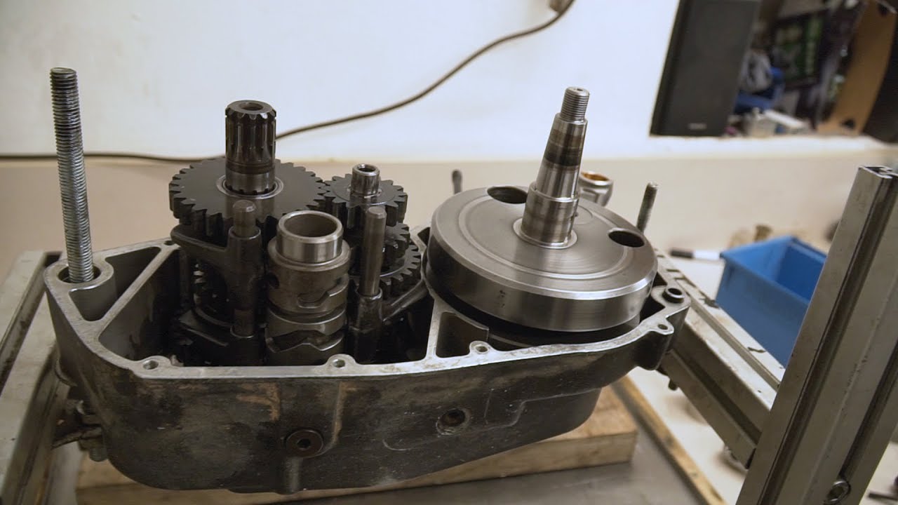 Husqvarna Husky 610 TE TC  Motorschaden Defekt Reparatur Zusammenbau Teil 2 Getriebe und Kurbelwelle