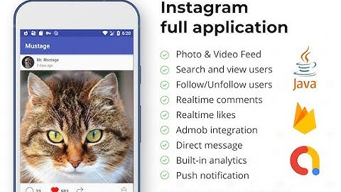 Android: Mustage Template - Instagram like template app that connects to Firebase