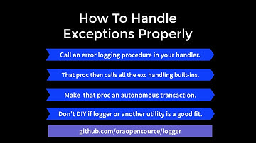 How to Handle Exceptions Properly - Part 3
