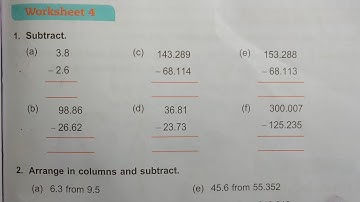 math class 5 chapter 6 worksheet 4 dav public school // math class 5 unit 6 worksheet 4 dav public