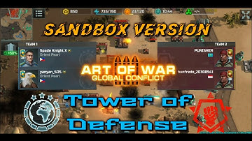 AOW3 ; "Full Defense" || 2v2 tower rush with yanyan_SOS || Sandbox Version (Heroes testing)