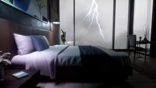 🎧 EPIC Thunderstorm at Calming Mountain Hideaway | Thunder &amp; Rain Sleep Sounds