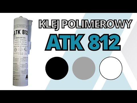 Klej polimerowy czarny ATK 812 wideo