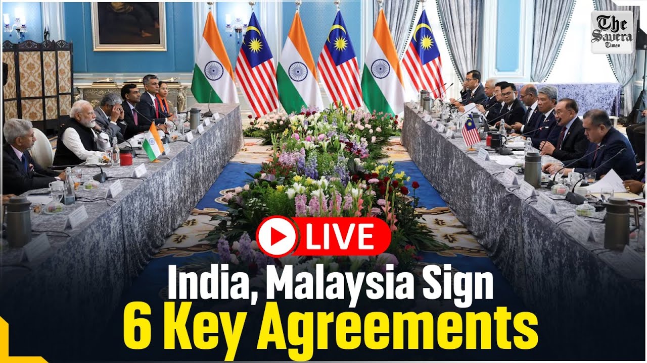 Live | India and Malaysia Boost Cooperation with Six Deals