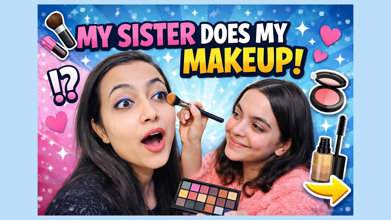 My Sister Does My Makeup 😱 | Final Look Shocked Me!