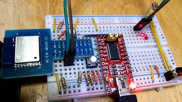 ESP-WROOM-02 Arduino IDE 2LEDs Blink
