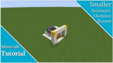 Small Clockless Automatic Brewer For Repeat Brewing A Potion (Minecraft Tutorial)