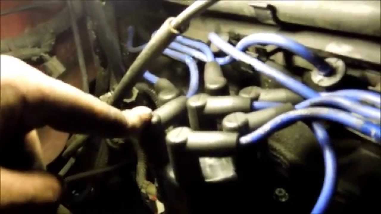 How to change spark plugs and wires on jeep wrangler tune ... 2004 jeep wiring diagrams 