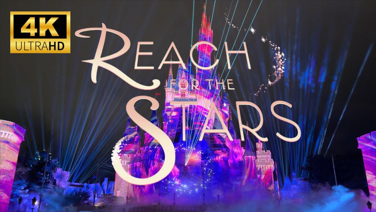 【有料中央席4K高画質】リーチフォーザスターズ 東京ディズニーランドのプロジェクションマッピング  Reach for the Stars Night time spectacular