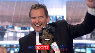 Jeff Stelling dancing after James Brown scores for Hartlepool Resimi