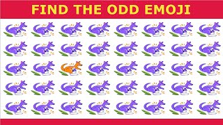 NEW ANIMALS QUIZ! HOW GOOD ARE YOUR EYES #35 l Find The Odd Emoji Out l Emoji Puzzle Quiz