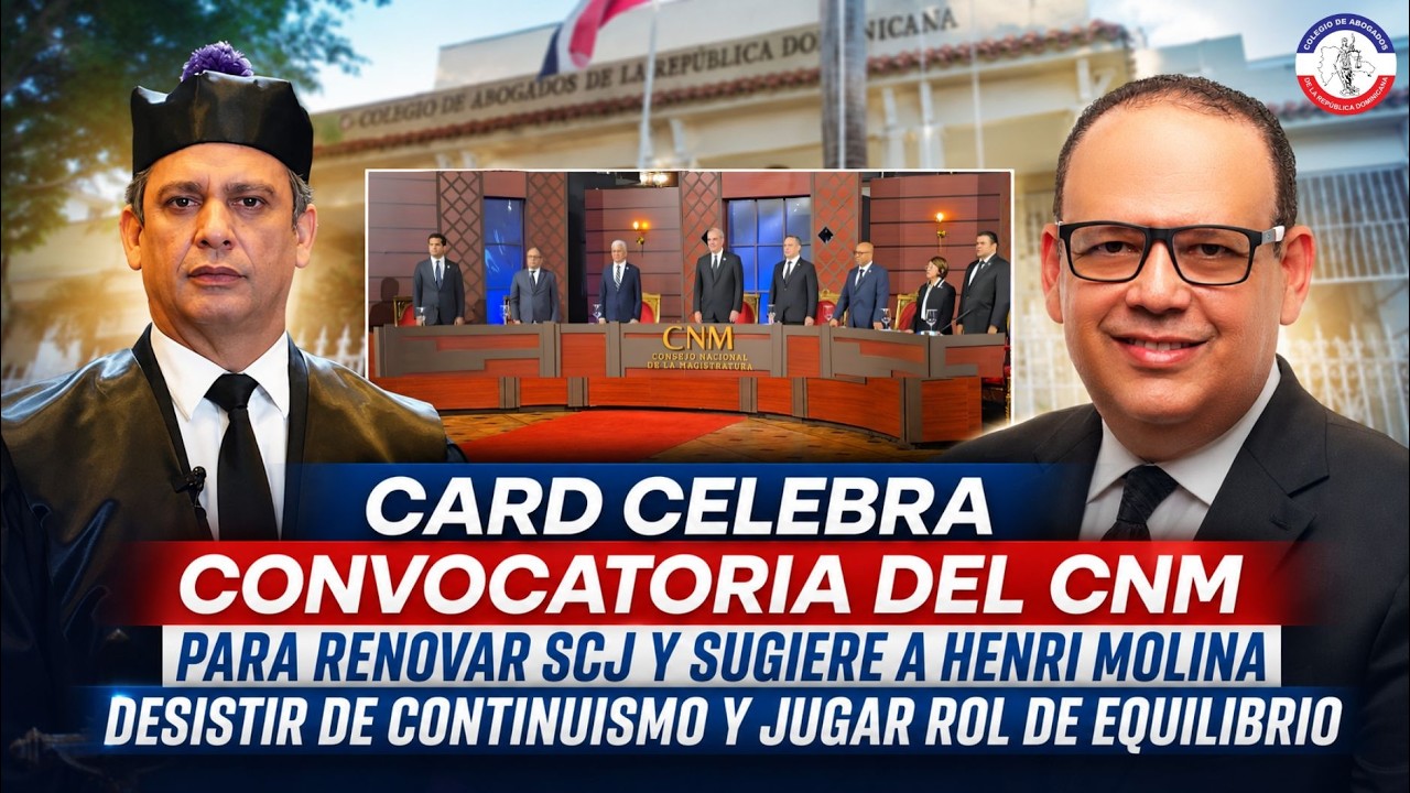 CARD CELEBRA CONVOCATORIA CNM PARA RENOVAR SCJ.