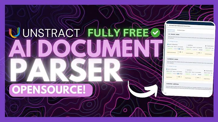 Unstract: AI Document Parser: Extract Data from Complex PDFs + LLM Challenge! (Opensource)
