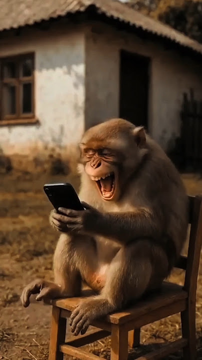 Monyet main hp #videolucu #feed