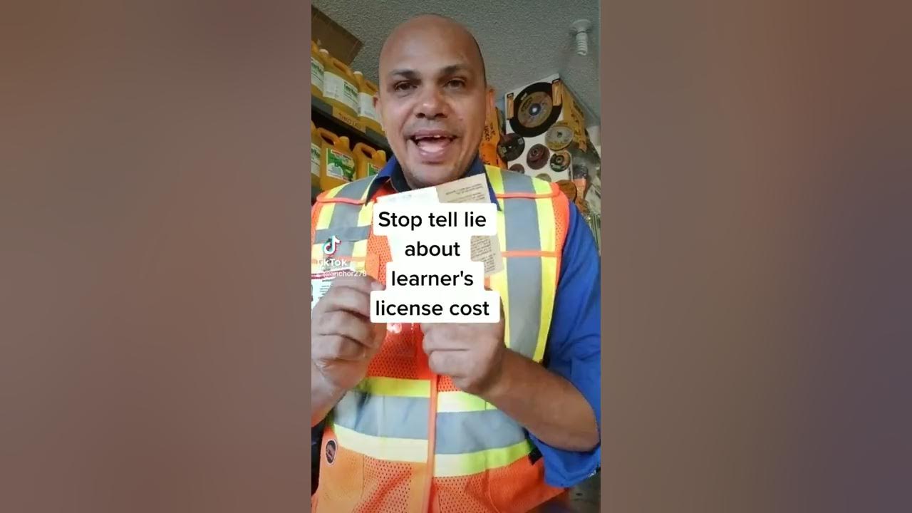 cost for learner's license in Jamaica YouTube